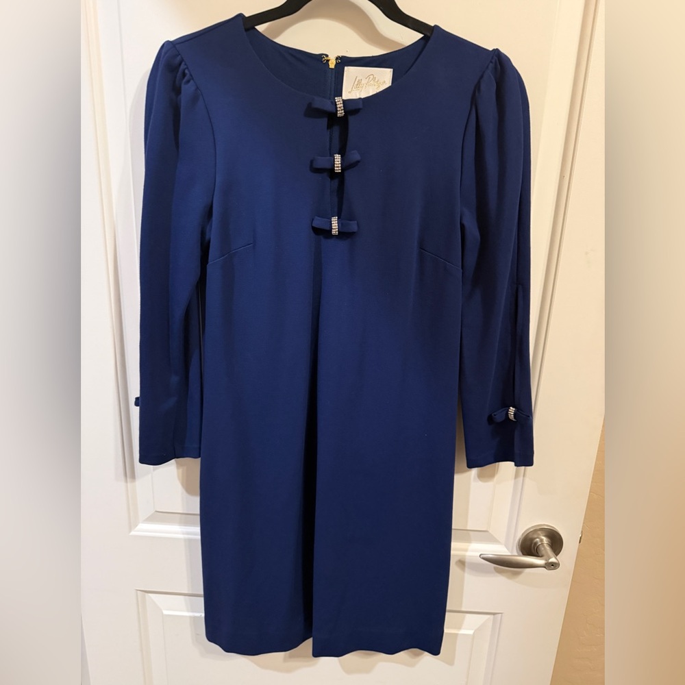 Lilly Pulitzer Leyland Shift Dress in Lowtide Navy